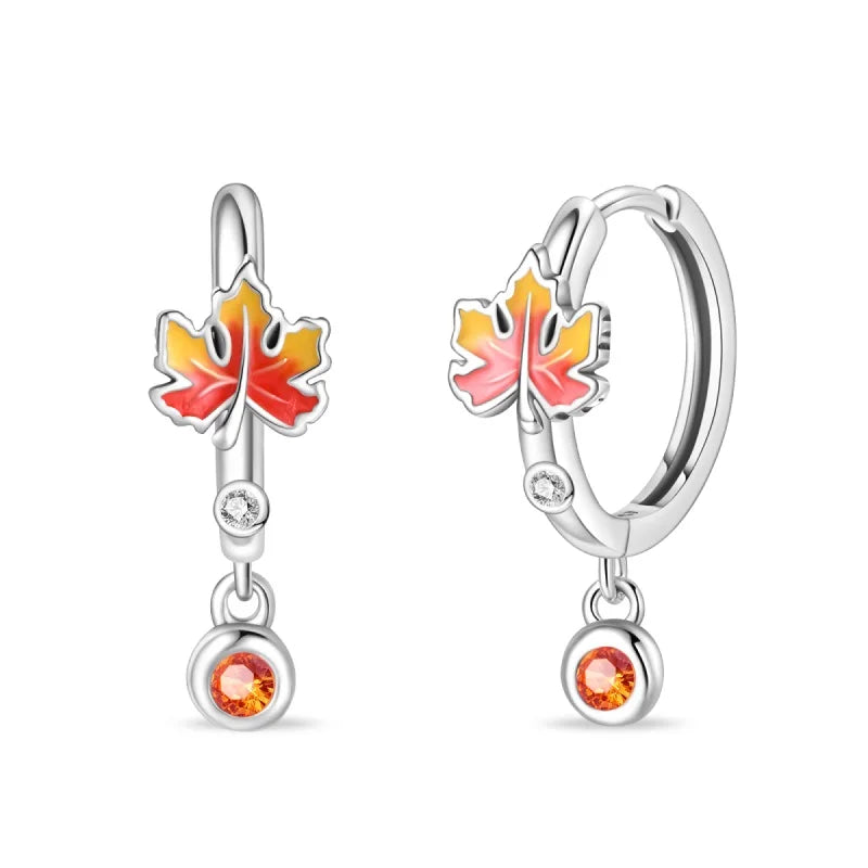 100% 925 Sterling Silver Colorful Butterfly Bee Ladybug Rainbow Flower Earrings For Women Fashion Birthday Party Jewelry Gifts