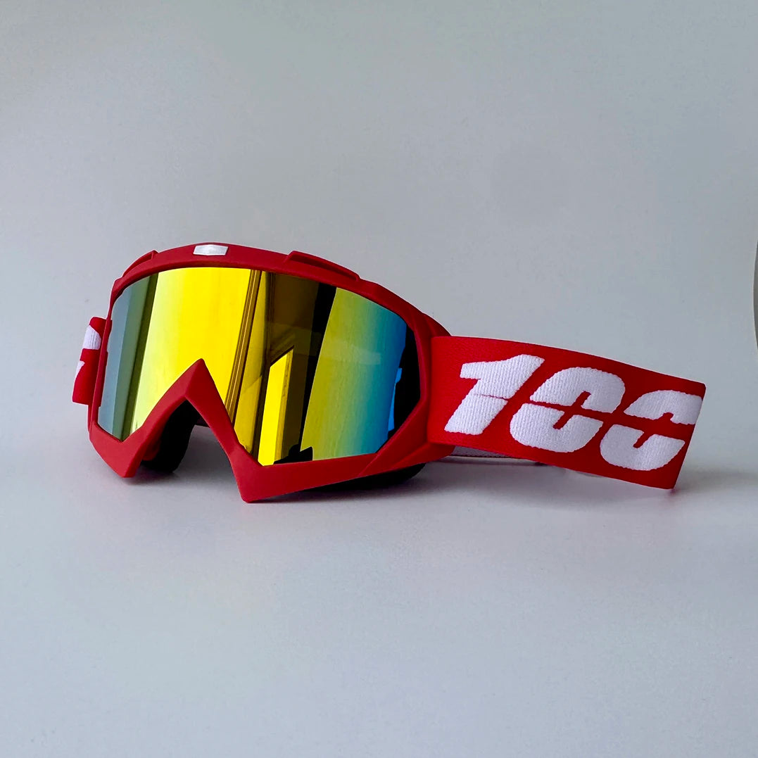 100 Motorcycle Glasses new Motocross Eyewear Helmet MX Moto Dirt Bike ATV Ski Outdoor Sports Off-road Scooter Googles Mask
