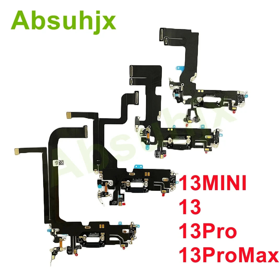 1pcs USB Charging port Charger for iPhone 11 12 13 14 plus 15 pro Max Mini Cable Repair Part Compatible with Microphone Repair