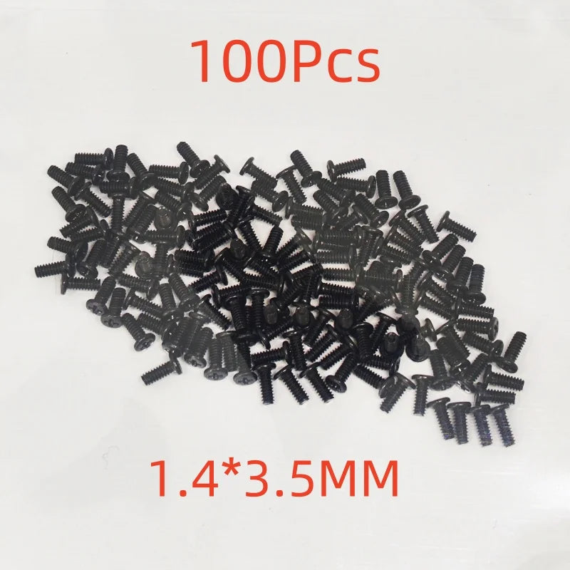 100Pcs/Lot 3.5mm Screws for Samsung Galaxy S21 S22 S23 S24 Ultra S8 S9 S10 S20 Plus Note 20 Ultra Note 10 Plus 9 8 Screw Repair
