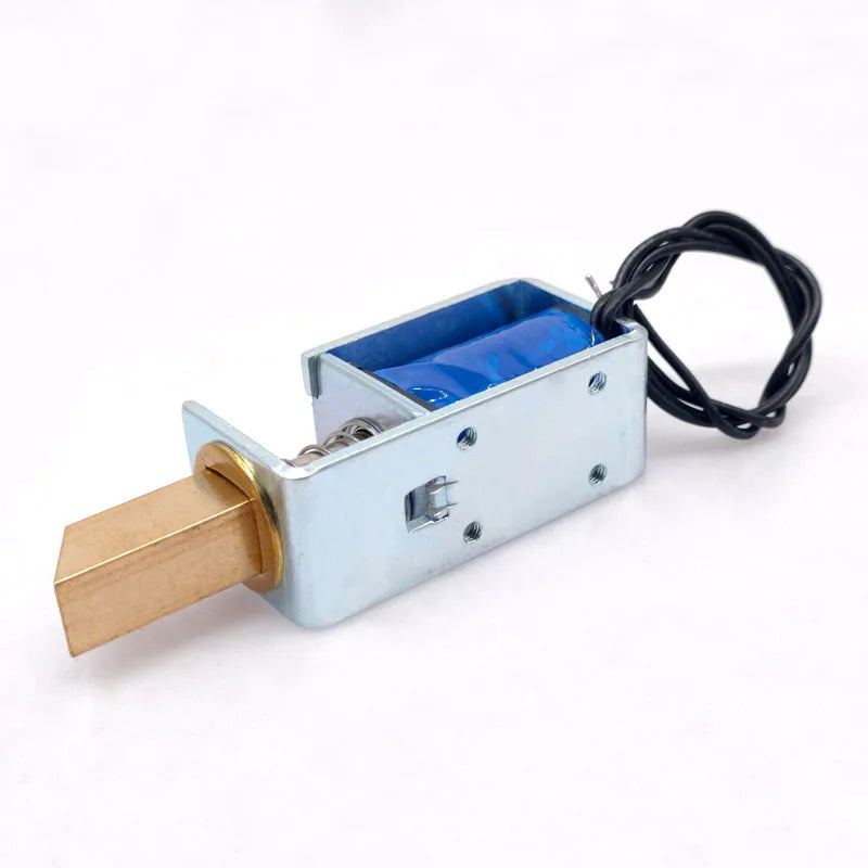 1PCS TAU-S0837DL DC 6V 12V 24V Electric Locks electromagnet stroke 10mm Magnetic Lock for the Cabinet door lock