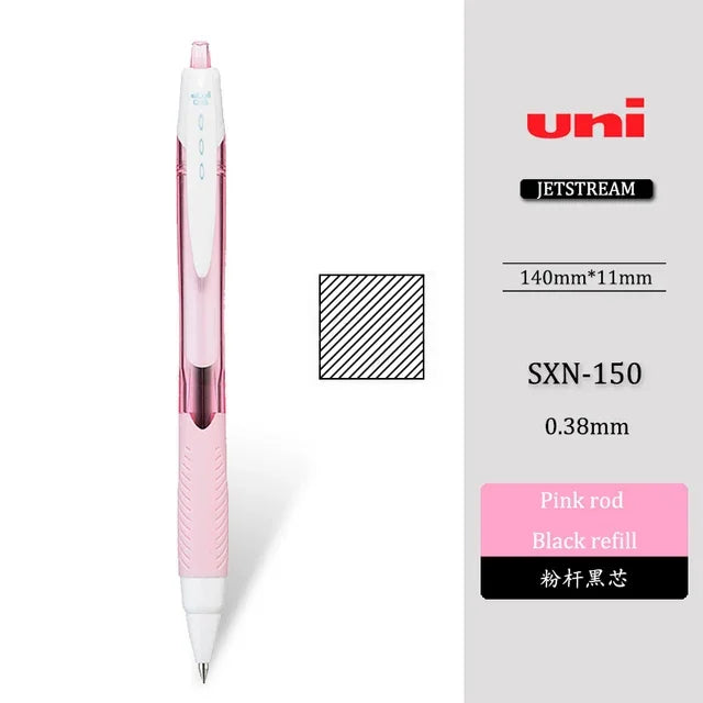 1PCS UNI Ballpoint Pen Jetstream Series Gel Pen Low Friction Fast Dry Smooth Writing School Office Supplies 0.38/0.5/0.7mm