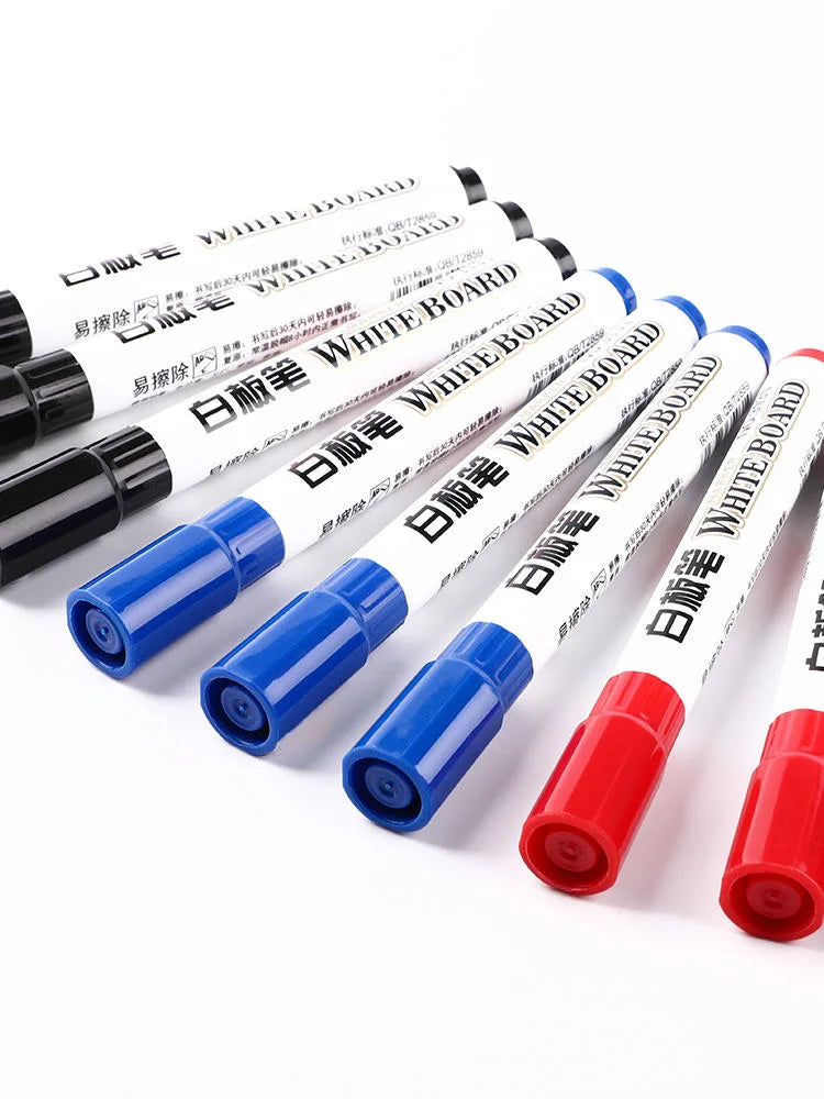 1-100pcs Erasable Whiteboard Marker Pen Blackboard Marker Teaching Chalk for Glass Ceramics Office School Art Marker Stationery