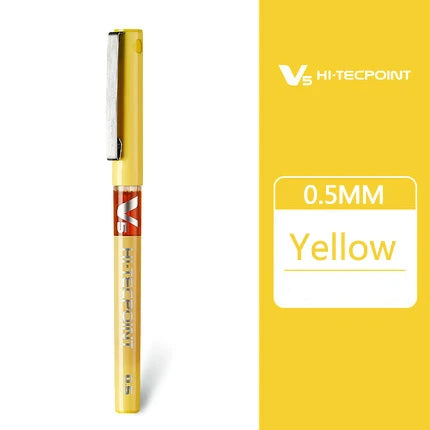 1 Piece PILOT BX-V5 Gel Pens Fine Point 0.5MM Quick Dry Straight Liquid RollBall Pen Smooth Ink Gelpen Kawaii Japan Stationery
