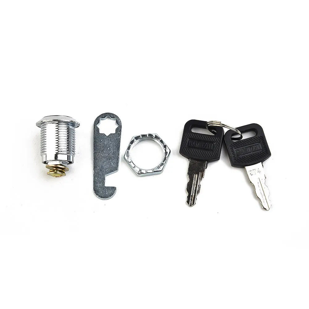 16/20/25/30mm Cam Lock Door Barrel Drawer Cabinet Mail Box Locker Cupboard + 2 Keys Cabinet Office Desk Letter Box Cam Locks