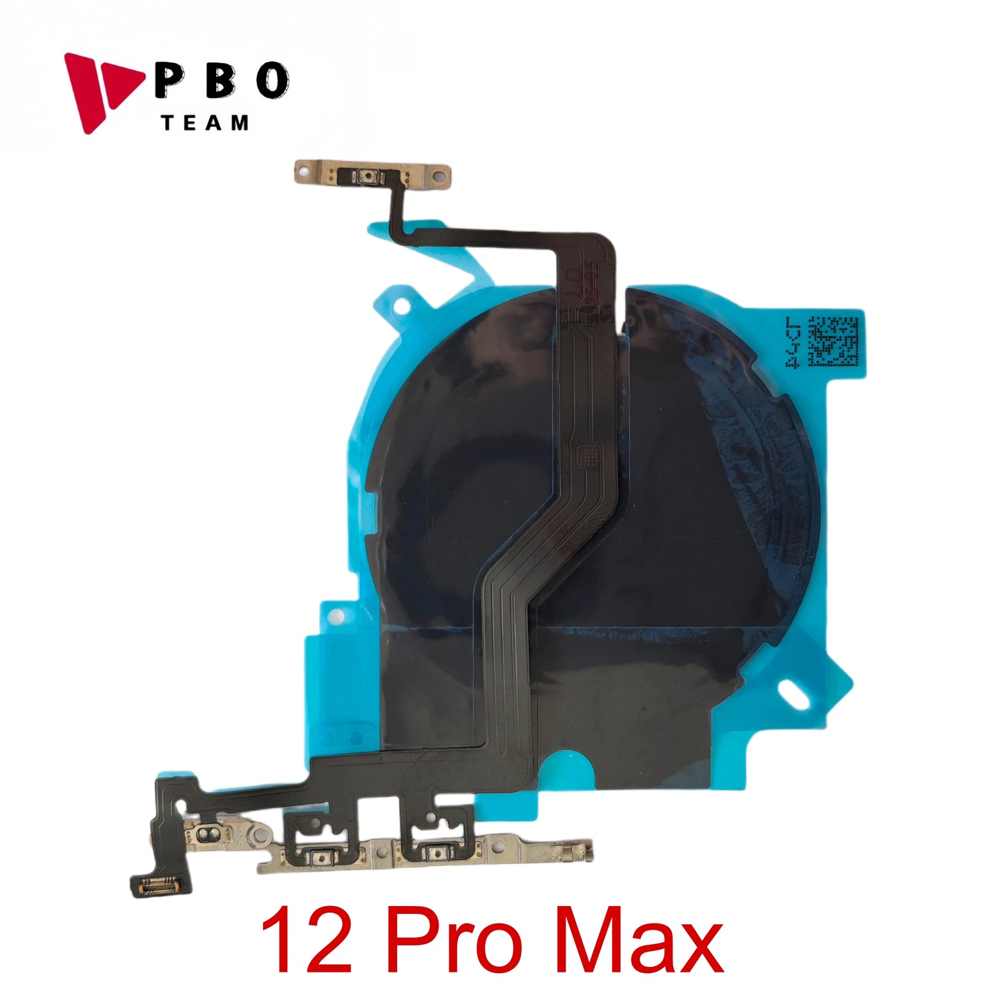 Wireless Charging Chip Coil For iPhone 14 13 12 15 Pro Max Mini plus Wireless With Magnet Power Volume Button Flex Charger Panel