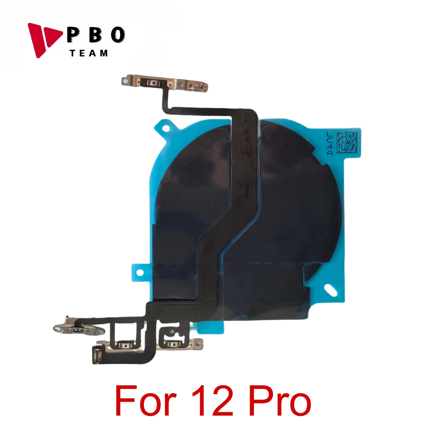 Wireless Charging Chip Coil For iPhone 14 13 12 15 Pro Max Mini plus Wireless With Magnet Power Volume Button Flex Charger Panel