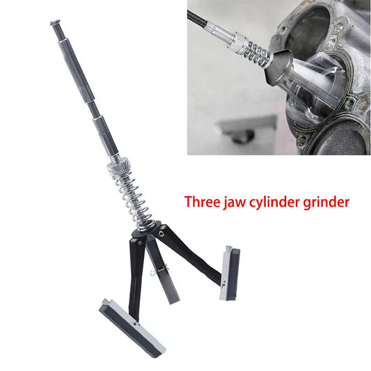 18-178mm Car Engine Cylinder Honing Tool Three-jaw Adjustable Brake Cylinder Burnisher Hone for Grinding Holes Friction