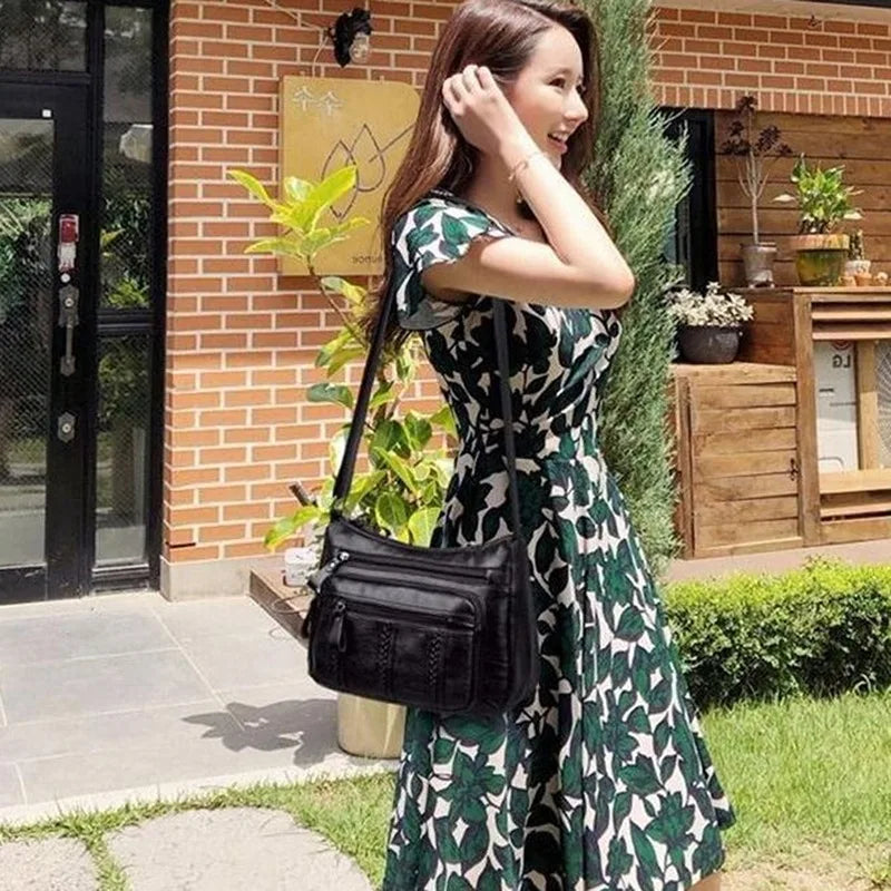 Women's Bag 2025 Trend Korean Handbags Designer Luxury Brand Ladies Shoulder Bags Soft Leather Fashion Versatile Crossbody Bag