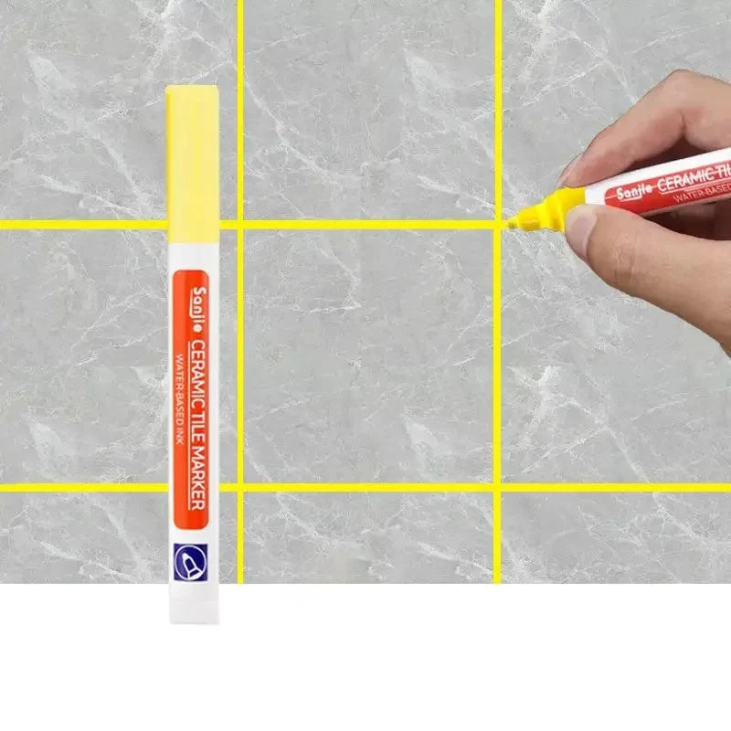 1/3 Pcs Waterproof White Marker Pen Wall Seam Repair Tiles Grout Markers Pens Floor Bathroom Decontamination Paint Brush Tools