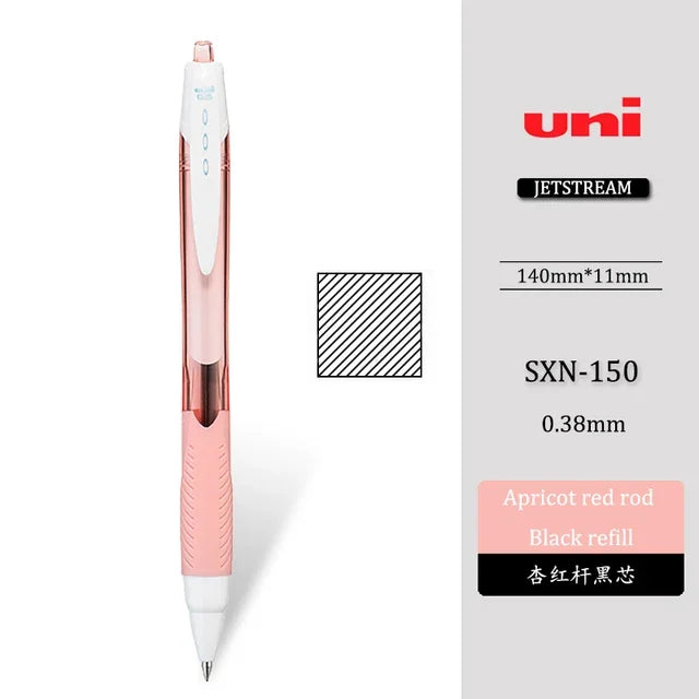 1PCS UNI Ballpoint Pen Jetstream Series Gel Pen Low Friction Fast Dry Smooth Writing School Office Supplies 0.38/0.5/0.7mm