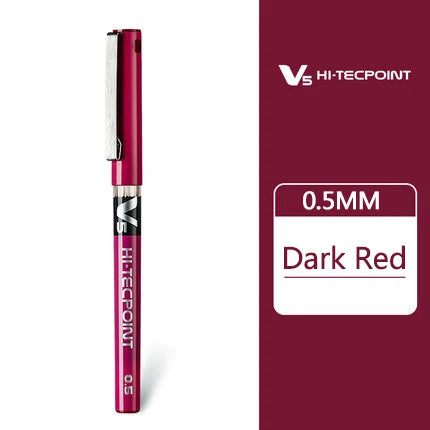 1 Piece PILOT BX-V5 Gel Pens Fine Point 0.5MM Quick Dry Straight Liquid RollBall Pen Smooth Ink Gelpen Kawaii Japan Stationery
