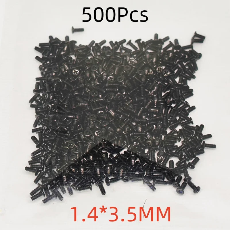 100Pcs/Lot 3.5mm Screws for Samsung Galaxy S21 S22 S23 S24 Ultra S8 S9 S10 S20 Plus Note 20 Ultra Note 10 Plus 9 8 Screw Repair