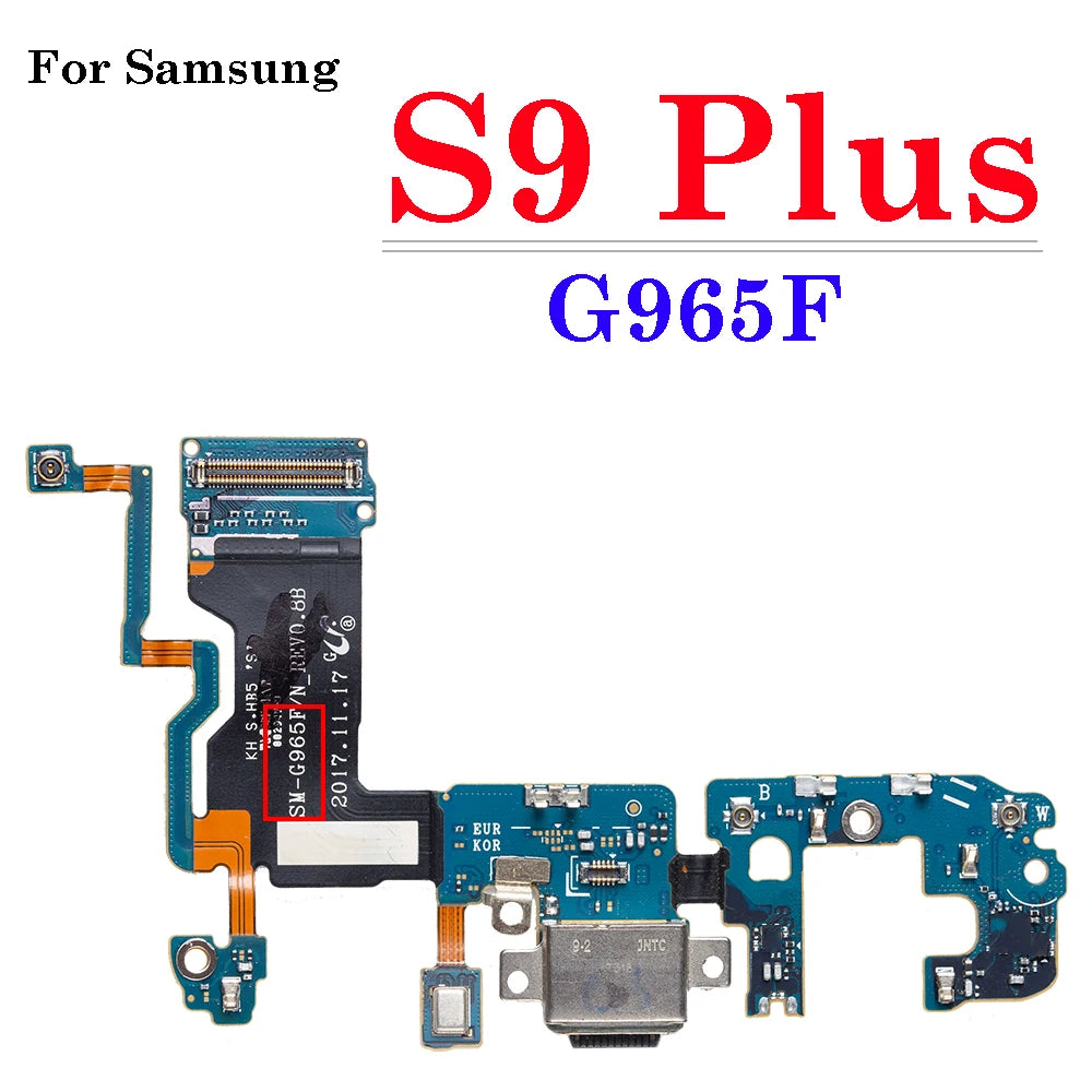 1Pcs USB Charging Port Flex For Samsung Galaxy S8 S9 Plus G950F G955F G960F G965F Doct Connector Charger Board Flex