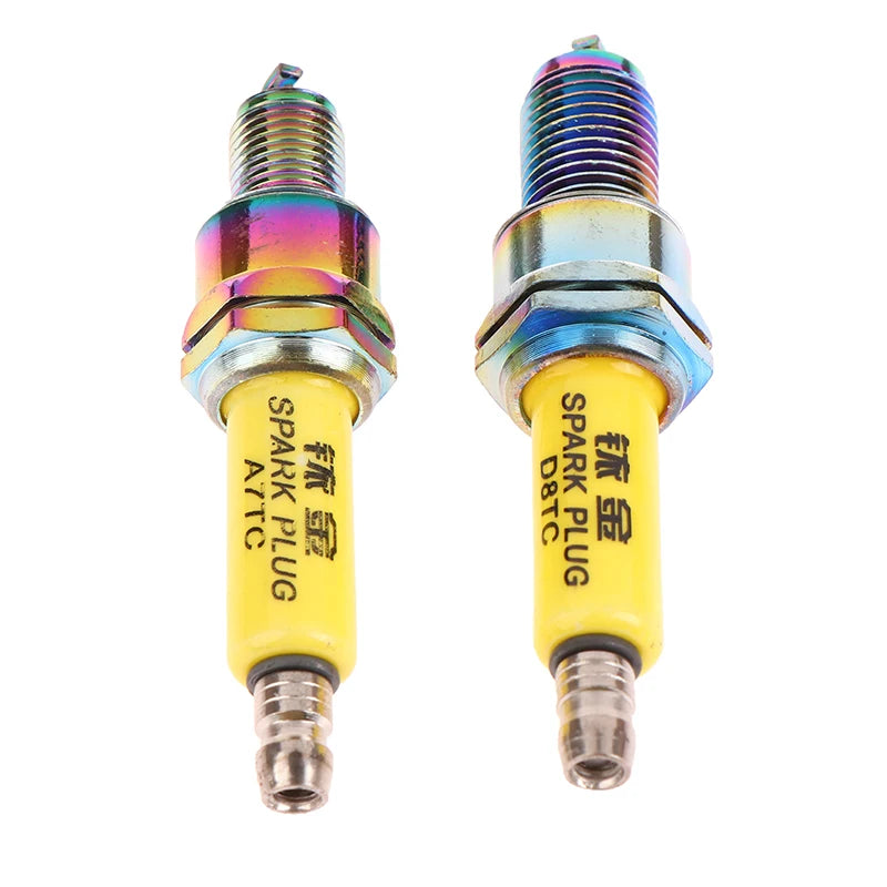 1Pc Iridium Spark Plug D8TC/A7TC For Vertical Engine CG Series 125cc 150cc 200cc 250cc Off-road Vehicle Motorcycle Scooter