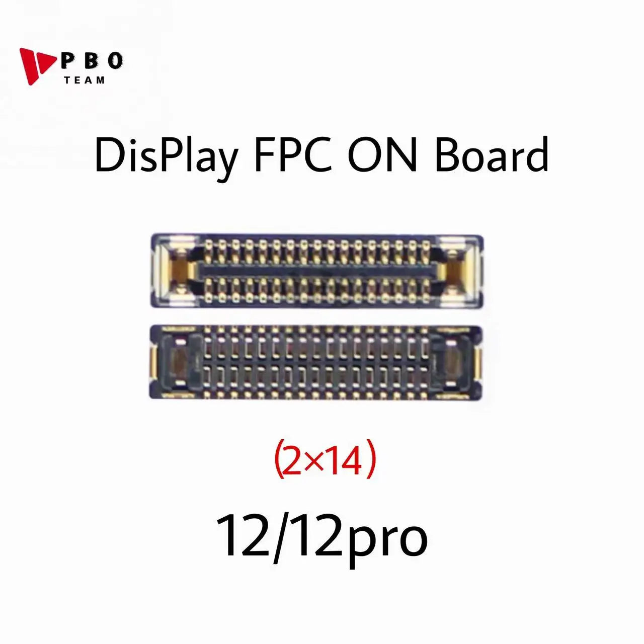 10Pcs LCD Display FPC Connector On Motherboard Screen Logic Board For iPhone 14 13 15 Pro Max Plus 11 12Promax 13Pro XR X XS XSM