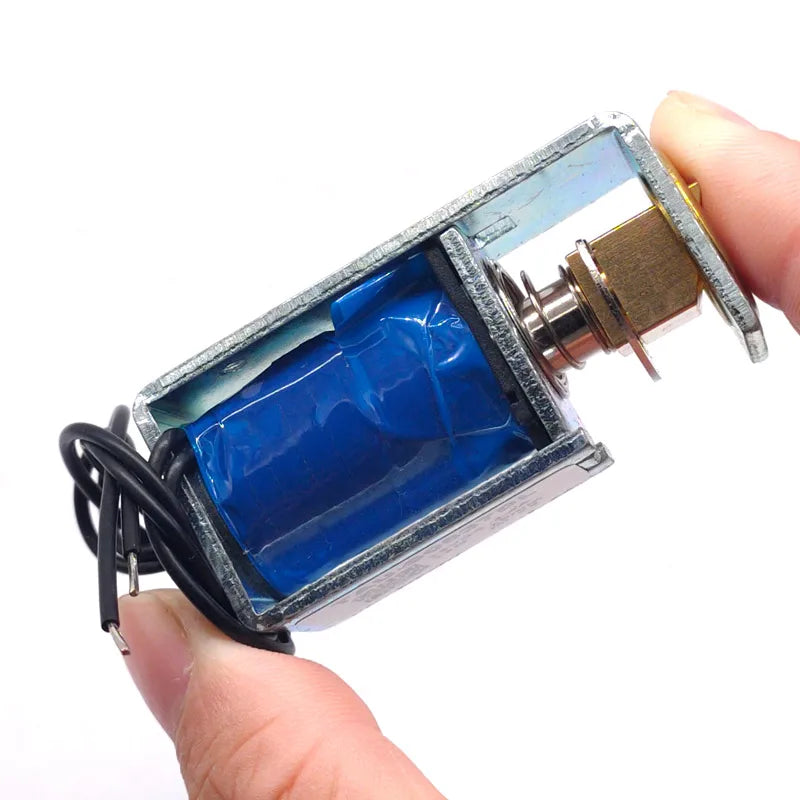 1PCS TAU-S0837DL DC 6V 12V 24V Electric Locks electromagnet stroke 10mm Magnetic Lock for the Cabinet door lock