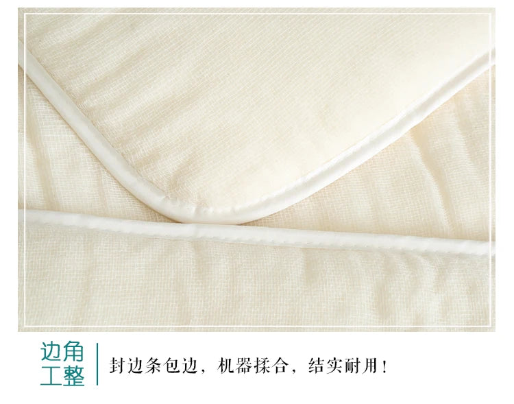 100% Cotton quilt super warm quilt core cotton mattress spring autumn winter cotton quilt thickened comforter handmade