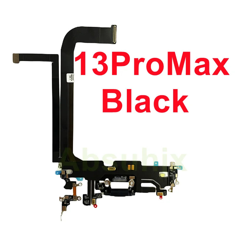 1pcs USB Charging port Charger for iPhone 11 12 13 14 plus 15 pro Max Mini Cable Repair Part Compatible with Microphone Repair
