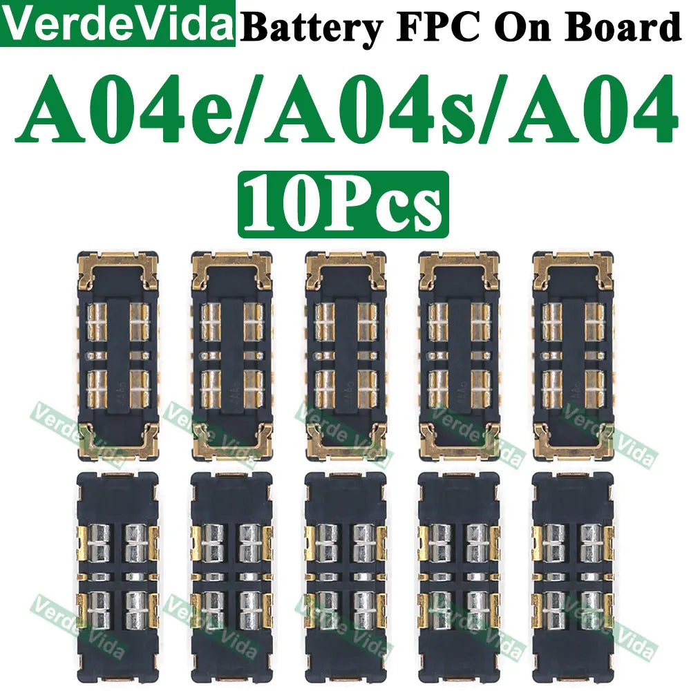 10Pcs Inner Battery FPC Connector Cilp Contact Plug On Board  For samsung A06 A55 A35 A54 A34 A33 A73 A13 A15 A16 A556 A356 A546