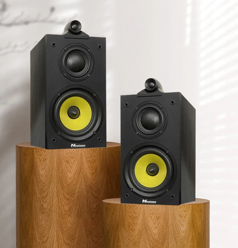 140W High-Power 6.5-inch Speaker Three-Way Bookshelf Speaker Hifi Fever 2.0 Audio Passive Home Theater Enthusiast Speaker 8Ω