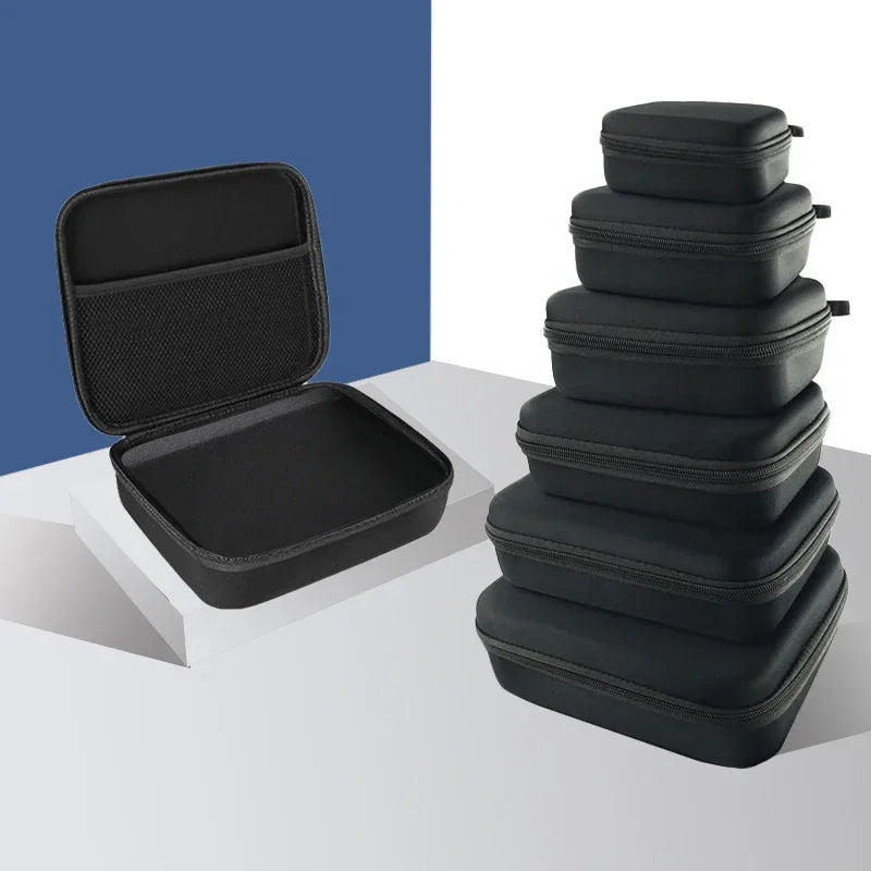 1Pc EVA Storage Box Travel Zipper Small Bag Portable Protective Storage Case Outdoor Tools Bag 6kinds Size Organizer Accessories