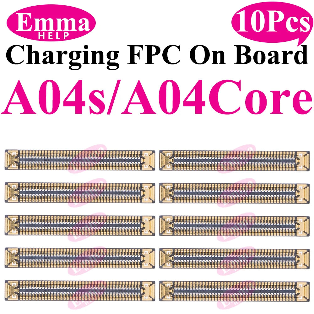 10pcs Charging FPC Connector For Samsung Galaxy A54 A34 A14 A04 A35 A55 A25 A15 A05s A24 USB Charger Port On Board Motherboard