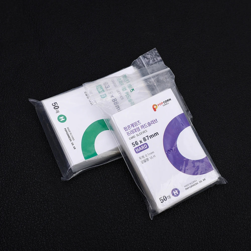 1-500Pcs Korea Card Sleeves HD Transparent Kpop Idol Card Protective Sleeve Photcards Protector Case Box For Popcorn Card Holder
