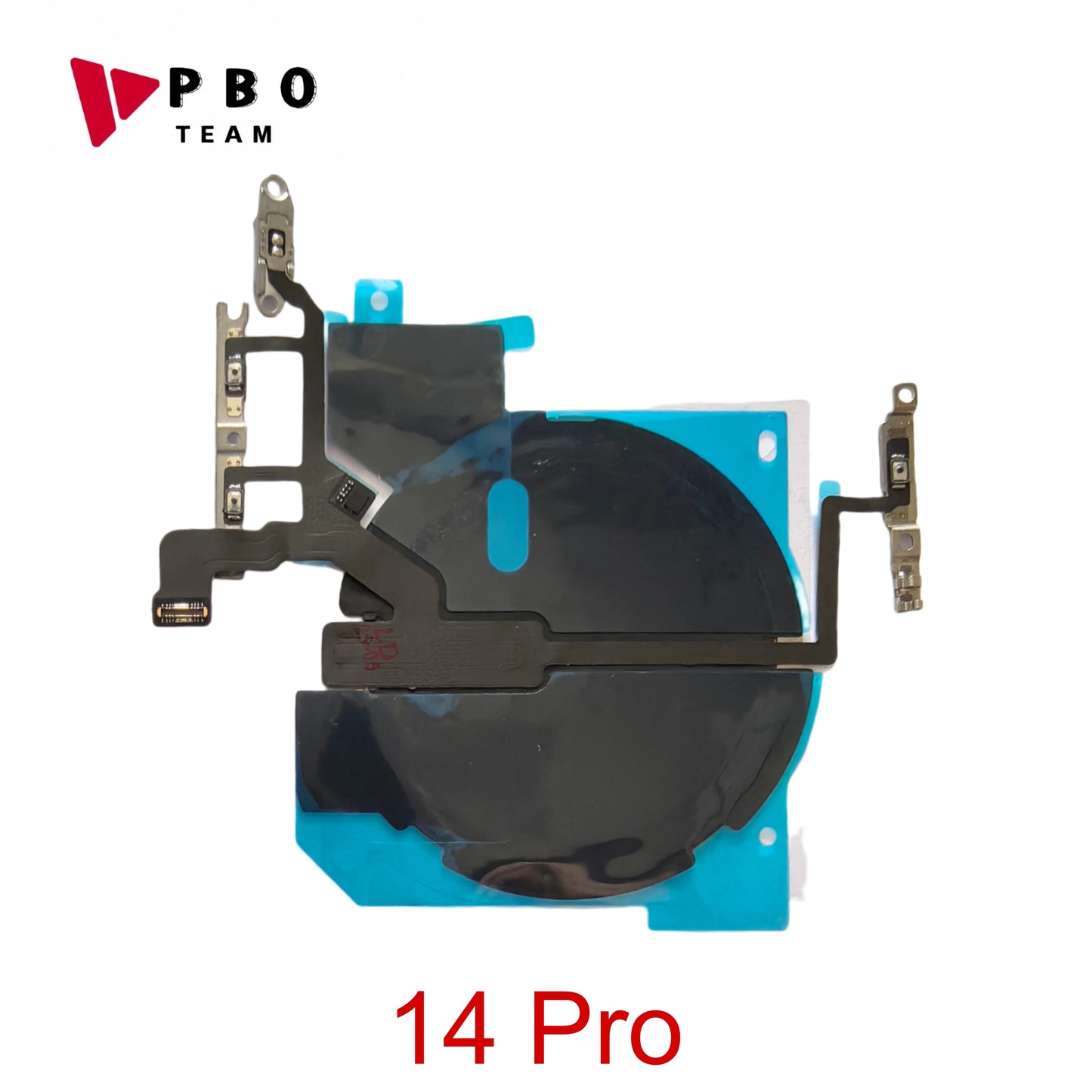 Wireless Charging Chip Coil For iPhone 14 13 12 15 Pro Max Mini plus Wireless With Magnet Power Volume Button Flex Charger Panel