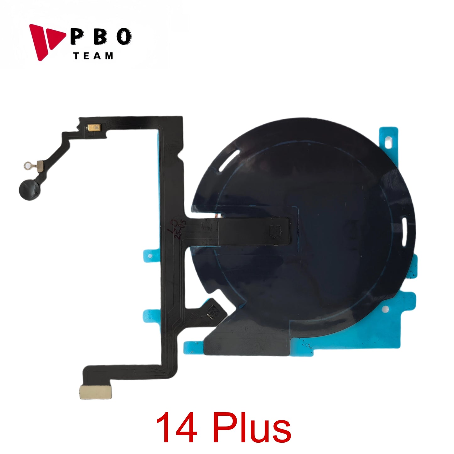 Wireless Charging Chip Coil For iPhone 14 13 12 15 Pro Max Mini plus Wireless With Magnet Power Volume Button Flex Charger Panel