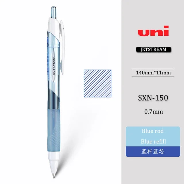 1PCS UNI Ballpoint Pen Jetstream Series Gel Pen Low Friction Fast Dry Smooth Writing School Office Supplies 0.38/0.5/0.7mm
